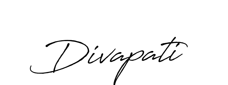 Design your own signature with our free online signature maker. With this signature software, you can create a handwritten (Antro_Vectra_Bolder) signature for name Divapati. Divapati signature style 7 images and pictures png