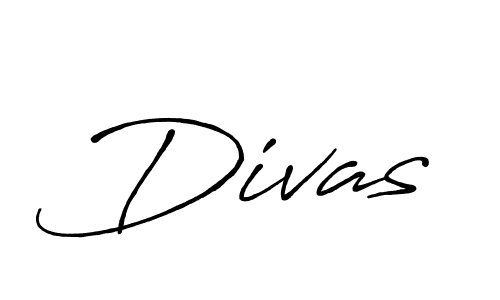 Make a beautiful signature design for name Divas. With this signature (Antro_Vectra_Bolder) style, you can create a handwritten signature for free. Divas signature style 7 images and pictures png