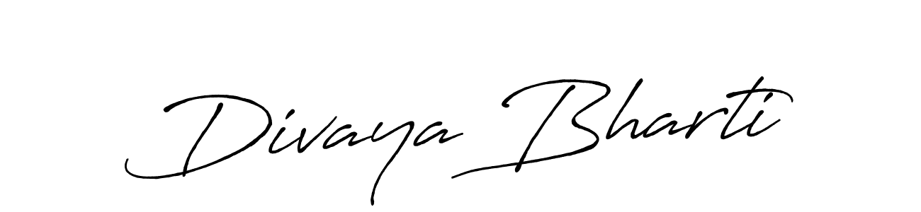 Antro_Vectra_Bolder is a professional signature style that is perfect for those who want to add a touch of class to their signature. It is also a great choice for those who want to make their signature more unique. Get Divaya Bharti name to fancy signature for free. Divaya Bharti signature style 7 images and pictures png