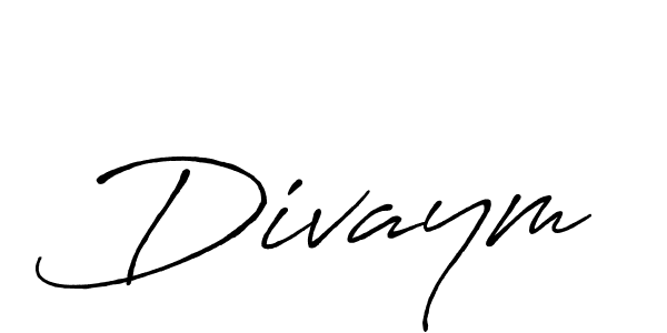 How to Draw Divaym signature style? Antro_Vectra_Bolder is a latest design signature styles for name Divaym. Divaym signature style 7 images and pictures png