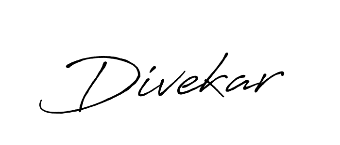 Divekar stylish signature style. Best Handwritten Sign (Antro_Vectra_Bolder) for my name. Handwritten Signature Collection Ideas for my name Divekar. Divekar signature style 7 images and pictures png