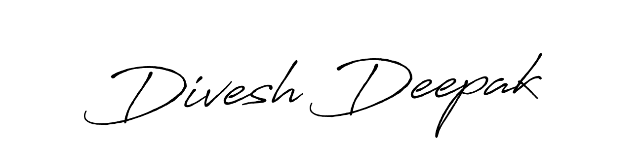 Similarly Antro_Vectra_Bolder is the best handwritten signature design. Signature creator online .You can use it as an online autograph creator for name Divesh Deepak. Divesh Deepak signature style 7 images and pictures png