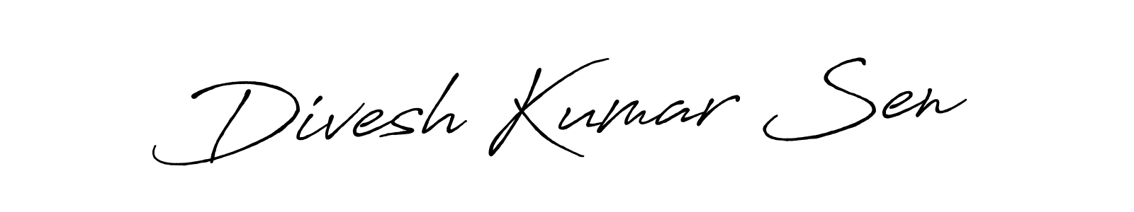 if you are searching for the best signature style for your name Divesh Kumar Sen. so please give up your signature search. here we have designed multiple signature styles  using Antro_Vectra_Bolder. Divesh Kumar Sen signature style 7 images and pictures png