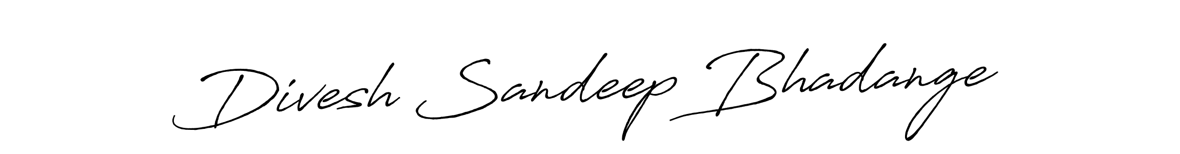 Also You can easily find your signature by using the search form. We will create Divesh Sandeep Bhadange name handwritten signature images for you free of cost using Antro_Vectra_Bolder sign style. Divesh Sandeep Bhadange signature style 7 images and pictures png