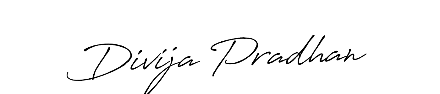 Also You can easily find your signature by using the search form. We will create Divija Pradhan name handwritten signature images for you free of cost using Antro_Vectra_Bolder sign style. Divija Pradhan signature style 7 images and pictures png