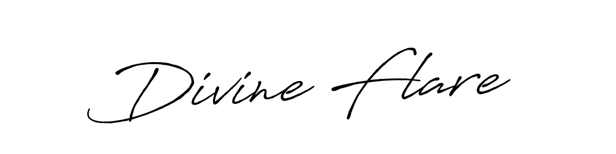How to make Divine Flare signature? Antro_Vectra_Bolder is a professional autograph style. Create handwritten signature for Divine Flare name. Divine Flare signature style 7 images and pictures png