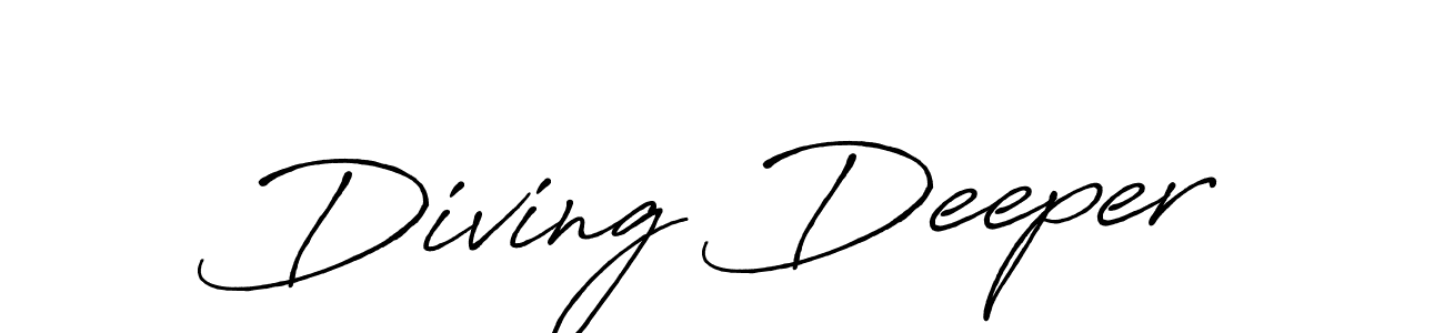 You can use this online signature creator to create a handwritten signature for the name Diving Deeper. This is the best online autograph maker. Diving Deeper signature style 7 images and pictures png