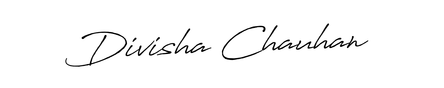 Make a beautiful signature design for name Divisha Chauhan. Use this online signature maker to create a handwritten signature for free. Divisha Chauhan signature style 7 images and pictures png
