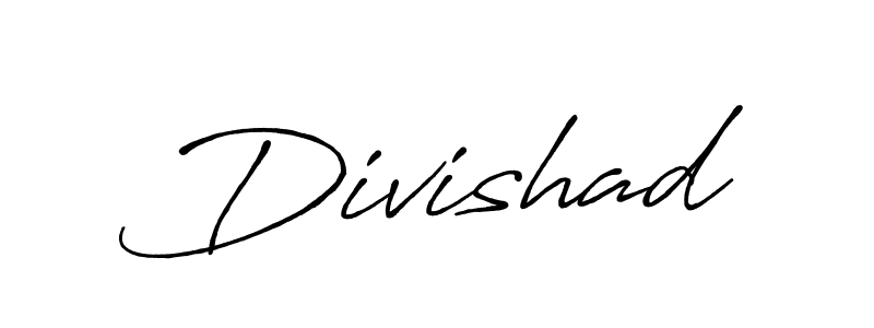 How to make Divishad name signature. Use Antro_Vectra_Bolder style for creating short signs online. This is the latest handwritten sign. Divishad signature style 7 images and pictures png