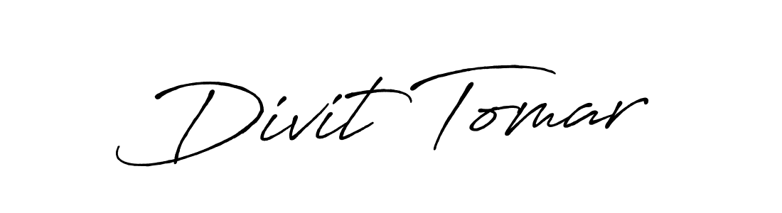 Similarly Antro_Vectra_Bolder is the best handwritten signature design. Signature creator online .You can use it as an online autograph creator for name Divit Tomar. Divit Tomar signature style 7 images and pictures png