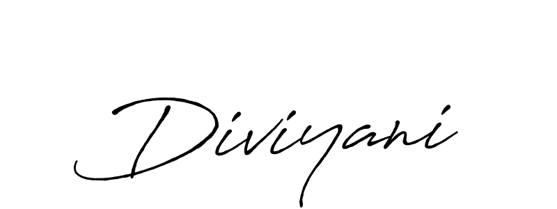 Antro_Vectra_Bolder is a professional signature style that is perfect for those who want to add a touch of class to their signature. It is also a great choice for those who want to make their signature more unique. Get Diviyani name to fancy signature for free. Diviyani signature style 7 images and pictures png