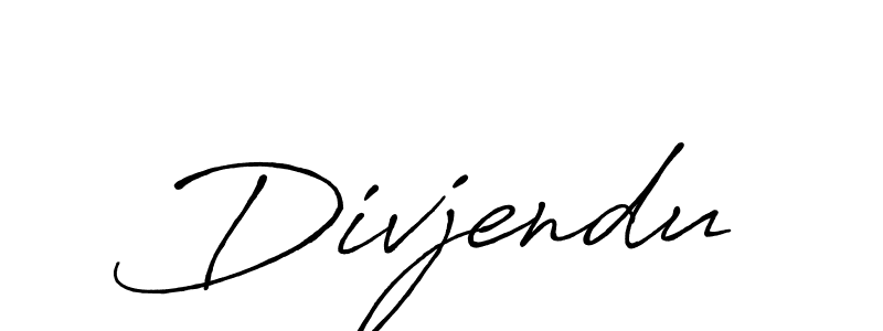 Make a beautiful signature design for name Divjendu. With this signature (Antro_Vectra_Bolder) style, you can create a handwritten signature for free. Divjendu signature style 7 images and pictures png