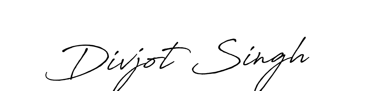 How to make Divjot Singh signature? Antro_Vectra_Bolder is a professional autograph style. Create handwritten signature for Divjot Singh name. Divjot Singh signature style 7 images and pictures png