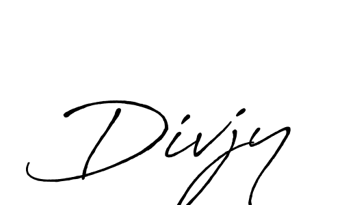 It looks lik you need a new signature style for name Divjy. Design unique handwritten (Antro_Vectra_Bolder) signature with our free signature maker in just a few clicks. Divjy signature style 7 images and pictures png