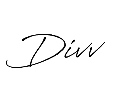 The best way (Antro_Vectra_Bolder) to make a short signature is to pick only two or three words in your name. The name Divv include a total of six letters. For converting this name. Divv signature style 7 images and pictures png
