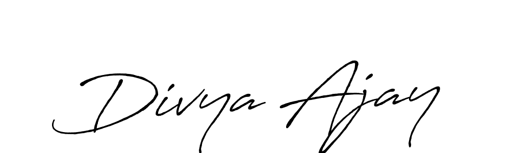 How to Draw Divya Ajay signature style? Antro_Vectra_Bolder is a latest design signature styles for name Divya Ajay. Divya Ajay signature style 7 images and pictures png