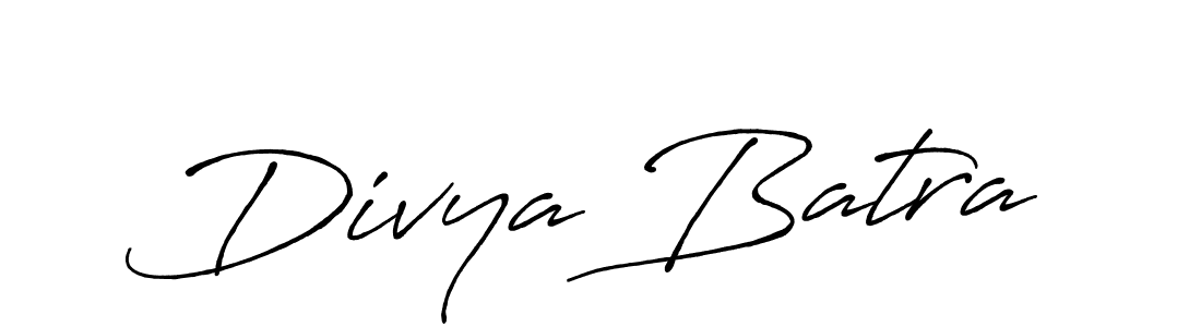 Also You can easily find your signature by using the search form. We will create Divya Batra name handwritten signature images for you free of cost using Antro_Vectra_Bolder sign style. Divya Batra signature style 7 images and pictures png