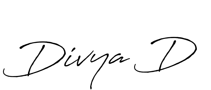 This is the best signature style for the Divya D name. Also you like these signature font (Antro_Vectra_Bolder). Mix name signature. Divya D signature style 7 images and pictures png