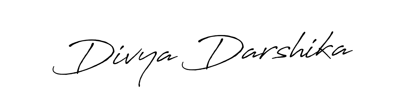 How to make Divya Darshika signature? Antro_Vectra_Bolder is a professional autograph style. Create handwritten signature for Divya Darshika name. Divya Darshika signature style 7 images and pictures png