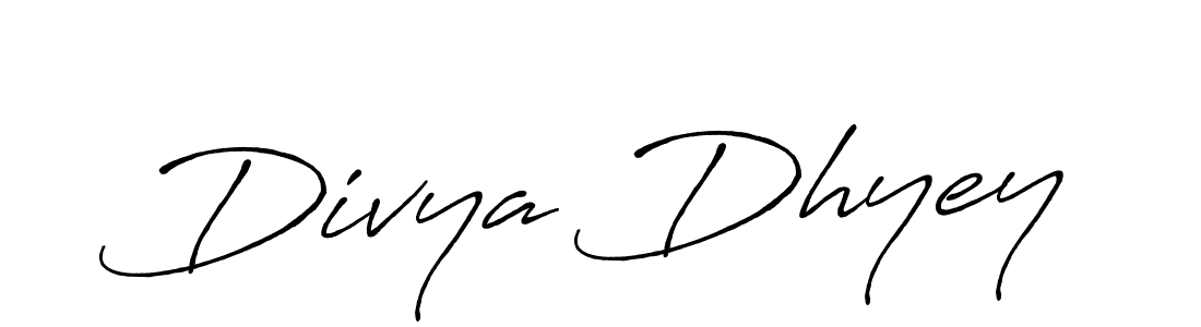 This is the best signature style for the Divya Dhyey name. Also you like these signature font (Antro_Vectra_Bolder). Mix name signature. Divya Dhyey signature style 7 images and pictures png