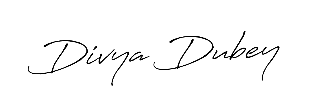 This is the best signature style for the Divya Dubey name. Also you like these signature font (Antro_Vectra_Bolder). Mix name signature. Divya Dubey signature style 7 images and pictures png