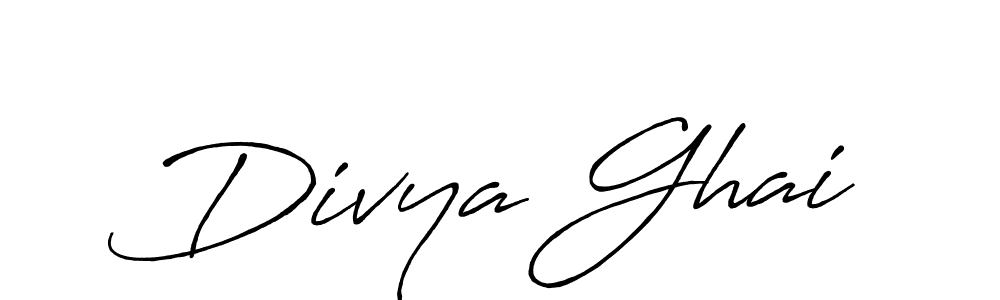 Antro_Vectra_Bolder is a professional signature style that is perfect for those who want to add a touch of class to their signature. It is also a great choice for those who want to make their signature more unique. Get Divya Ghai name to fancy signature for free. Divya Ghai signature style 7 images and pictures png