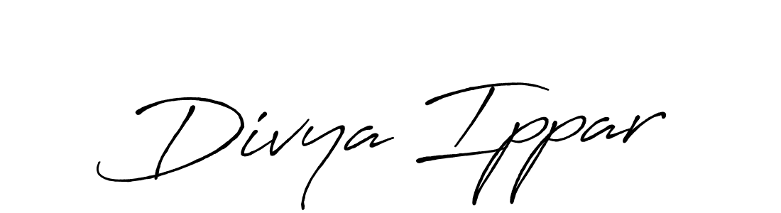 Make a beautiful signature design for name Divya Ippar. Use this online signature maker to create a handwritten signature for free. Divya Ippar signature style 7 images and pictures png