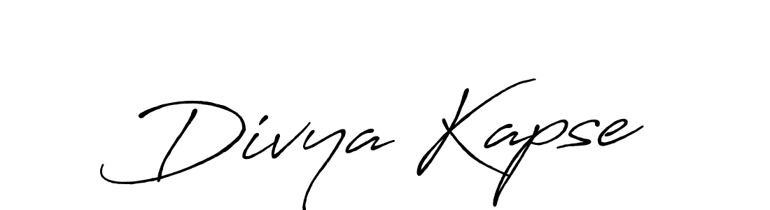 How to Draw Divya Kapse signature style? Antro_Vectra_Bolder is a latest design signature styles for name Divya Kapse. Divya Kapse signature style 7 images and pictures png