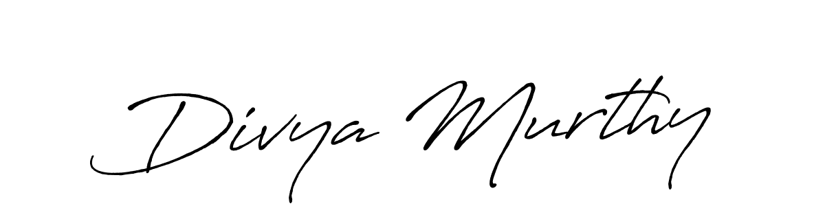 Also You can easily find your signature by using the search form. We will create Divya Murthy name handwritten signature images for you free of cost using Antro_Vectra_Bolder sign style. Divya Murthy signature style 7 images and pictures png