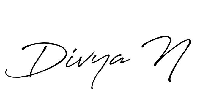 Antro_Vectra_Bolder is a professional signature style that is perfect for those who want to add a touch of class to their signature. It is also a great choice for those who want to make their signature more unique. Get Divya N name to fancy signature for free. Divya N signature style 7 images and pictures png