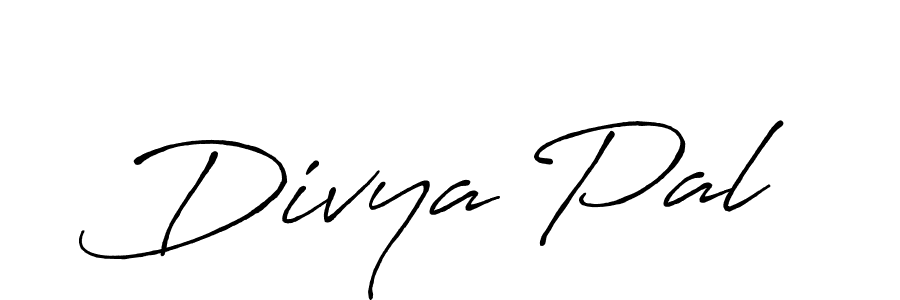 How to make Divya Pal name signature. Use Antro_Vectra_Bolder style for creating short signs online. This is the latest handwritten sign. Divya Pal signature style 7 images and pictures png