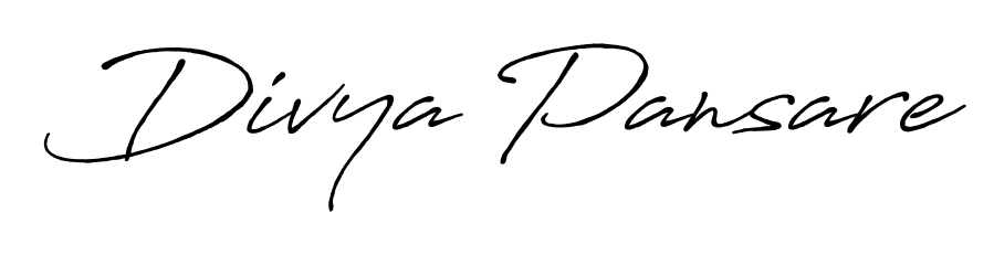 Transform the name Divya Pansare into a signature masterpiece using Antro_Vectra_Bolder font. Ideal for photographers, artists, and creators looking for watermarks. Divya Pansare signature style 7 images and pictures png