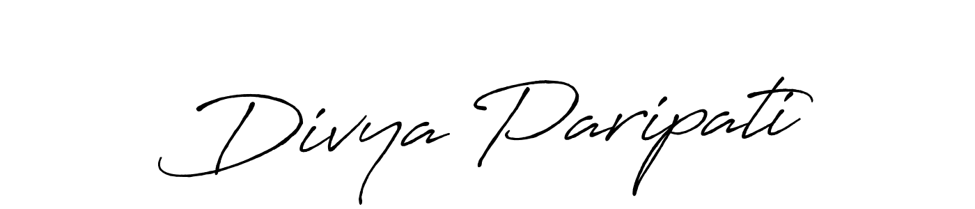 Similarly Antro_Vectra_Bolder is the best handwritten signature design. Signature creator online .You can use it as an online autograph creator for name Divya Paripati. Divya Paripati signature style 7 images and pictures png