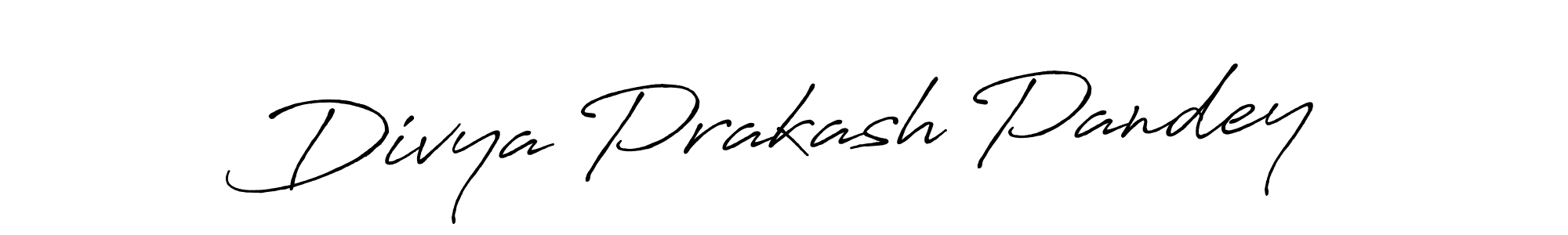 Use a signature maker to create a handwritten signature online. With this signature software, you can design (Antro_Vectra_Bolder) your own signature for name Divya Prakash Pandey. Divya Prakash Pandey signature style 7 images and pictures png