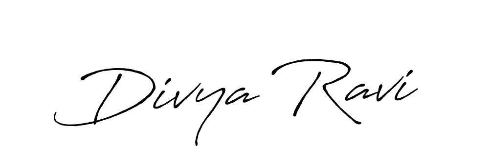 Also You can easily find your signature by using the search form. We will create Divya Ravi name handwritten signature images for you free of cost using Antro_Vectra_Bolder sign style. Divya Ravi signature style 7 images and pictures png