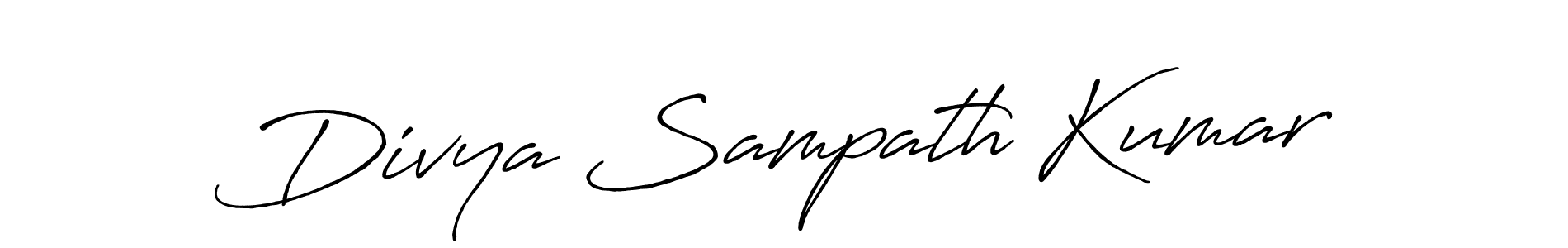 Similarly Antro_Vectra_Bolder is the best handwritten signature design. Signature creator online .You can use it as an online autograph creator for name Divya Sampath Kumar. Divya Sampath Kumar signature style 7 images and pictures png