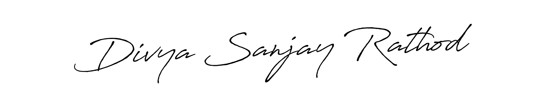 Also we have Divya Sanjay Rathod name is the best signature style. Create professional handwritten signature collection using Antro_Vectra_Bolder autograph style. Divya Sanjay Rathod signature style 7 images and pictures png