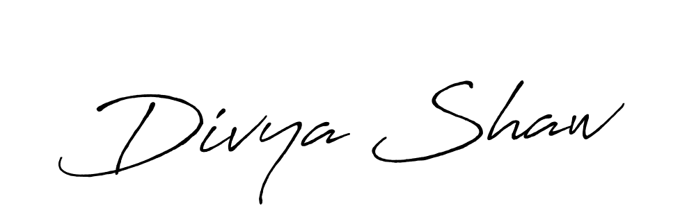 Make a beautiful signature design for name Divya Shaw. Use this online signature maker to create a handwritten signature for free. Divya Shaw signature style 7 images and pictures png