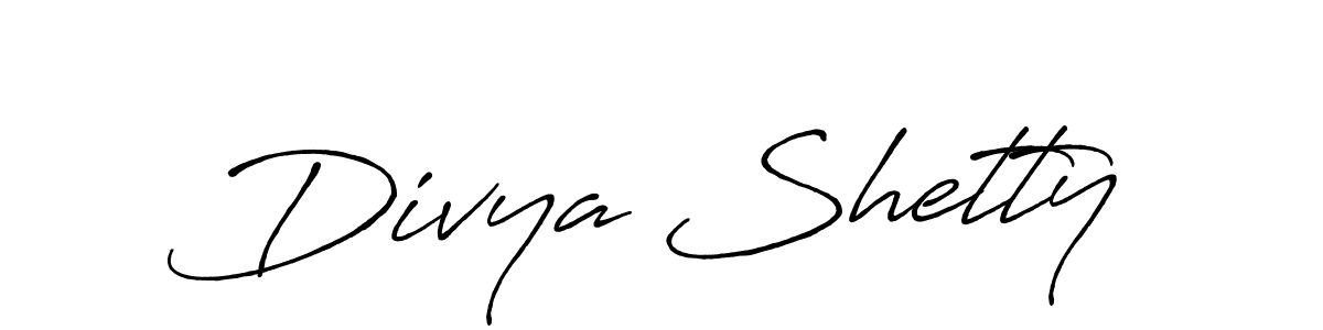 You should practise on your own different ways (Antro_Vectra_Bolder) to write your name (Divya Shetty) in signature. don't let someone else do it for you. Divya Shetty signature style 7 images and pictures png