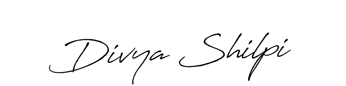Once you've used our free online signature maker to create your best signature Antro_Vectra_Bolder style, it's time to enjoy all of the benefits that Divya Shilpi name signing documents. Divya Shilpi signature style 7 images and pictures png