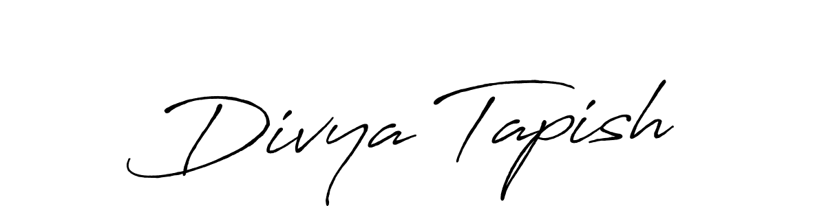 Use a signature maker to create a handwritten signature online. With this signature software, you can design (Antro_Vectra_Bolder) your own signature for name Divya Tapish. Divya Tapish signature style 7 images and pictures png