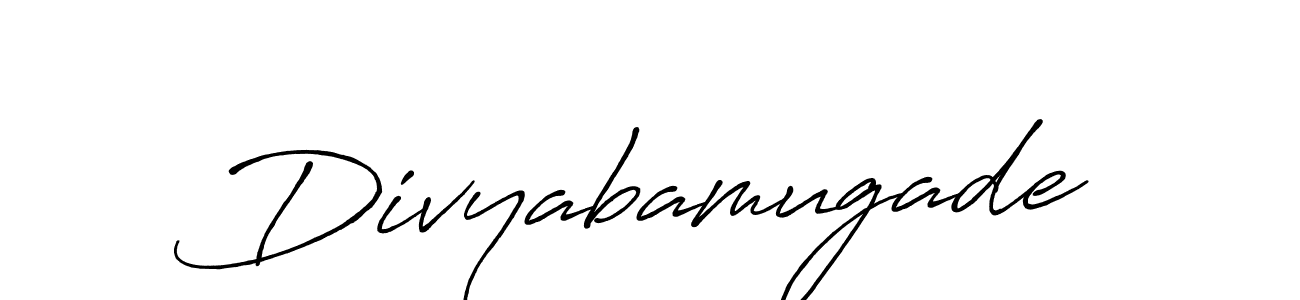 Design your own signature with our free online signature maker. With this signature software, you can create a handwritten (Antro_Vectra_Bolder) signature for name Divyabamugade. Divyabamugade signature style 7 images and pictures png