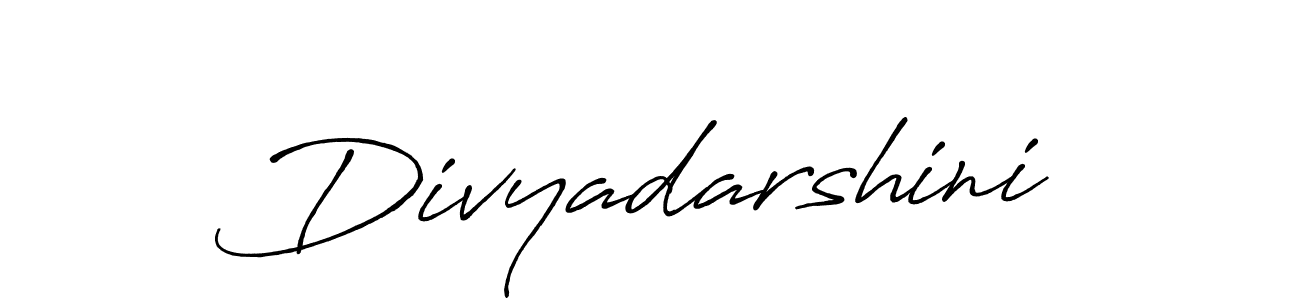 Design your own signature with our free online signature maker. With this signature software, you can create a handwritten (Antro_Vectra_Bolder) signature for name Divyadarshini. Divyadarshini signature style 7 images and pictures png