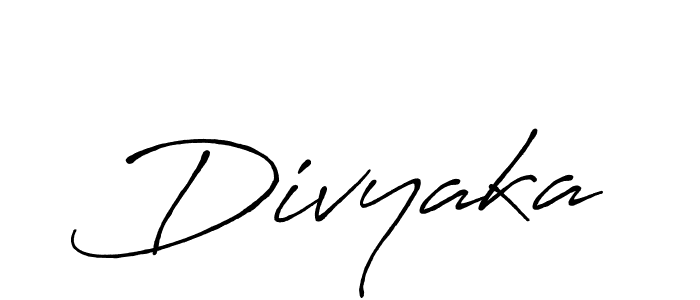 Make a beautiful signature design for name Divyaka. Use this online signature maker to create a handwritten signature for free. Divyaka signature style 7 images and pictures png