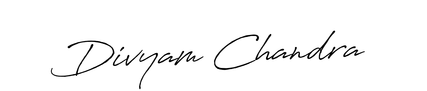 Also You can easily find your signature by using the search form. We will create Divyam Chandra name handwritten signature images for you free of cost using Antro_Vectra_Bolder sign style. Divyam Chandra signature style 7 images and pictures png