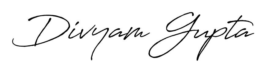 Quickly download Divyam Gupta name signature in high-resolution PNG using Antro_Vectra_Bolder style. Ready to insert into PDFs and online applications. Divyam Gupta signature style 7 images and pictures png