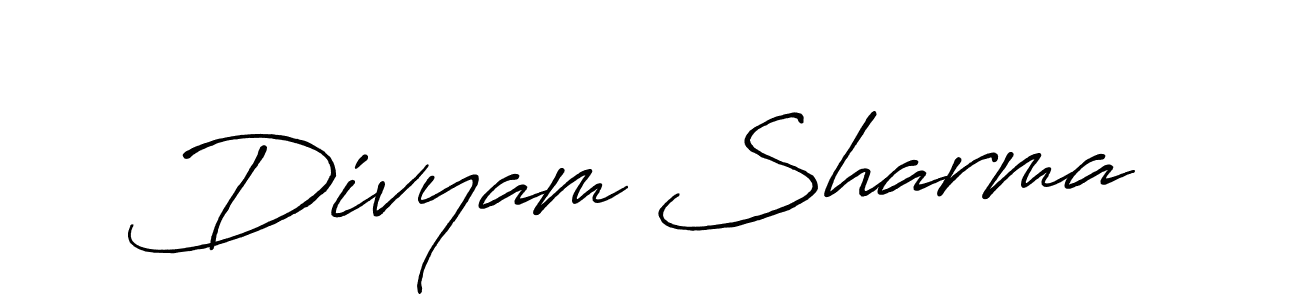 Make a beautiful signature design for name Divyam Sharma. Use this online signature maker to create a handwritten signature for free. Divyam Sharma signature style 7 images and pictures png