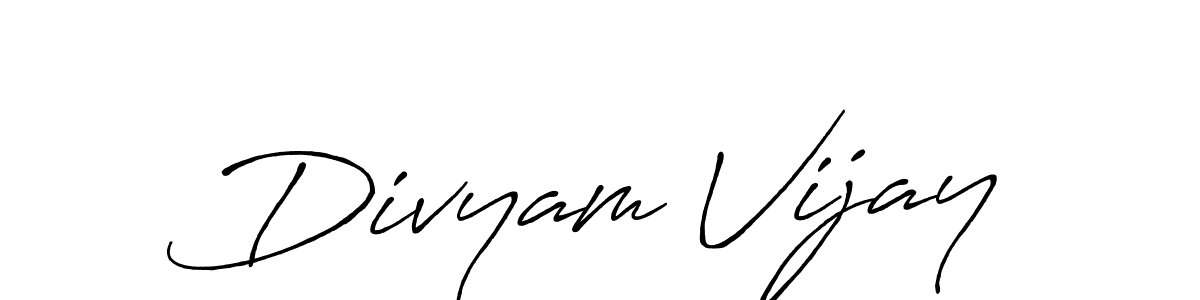 Also You can easily find your signature by using the search form. We will create Divyam Vijay name handwritten signature images for you free of cost using Antro_Vectra_Bolder sign style. Divyam Vijay signature style 7 images and pictures png