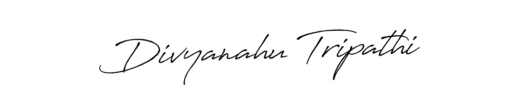 Also we have Divyanahu Tripathi name is the best signature style. Create professional handwritten signature collection using Antro_Vectra_Bolder autograph style. Divyanahu Tripathi signature style 7 images and pictures png