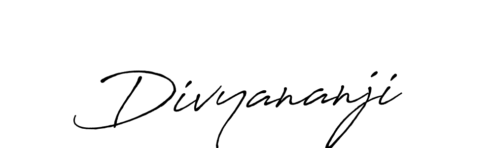 Make a beautiful signature design for name Divyananji. With this signature (Antro_Vectra_Bolder) style, you can create a handwritten signature for free. Divyananji signature style 7 images and pictures png